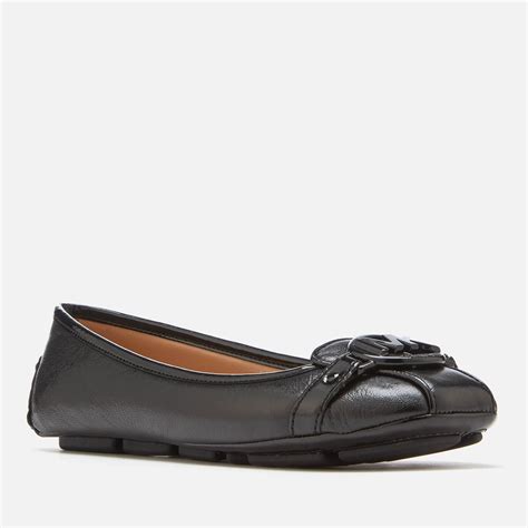 michael michael kors fulton moc flats black|Michael Kors denim flats.